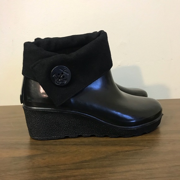 sperry wedge rain boots